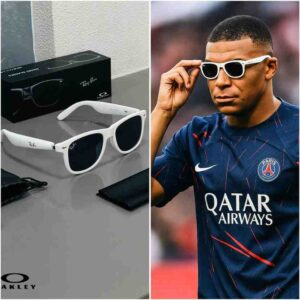 Rayban Meta Smart Sunglass X Oakley – Matte White Mirror Model